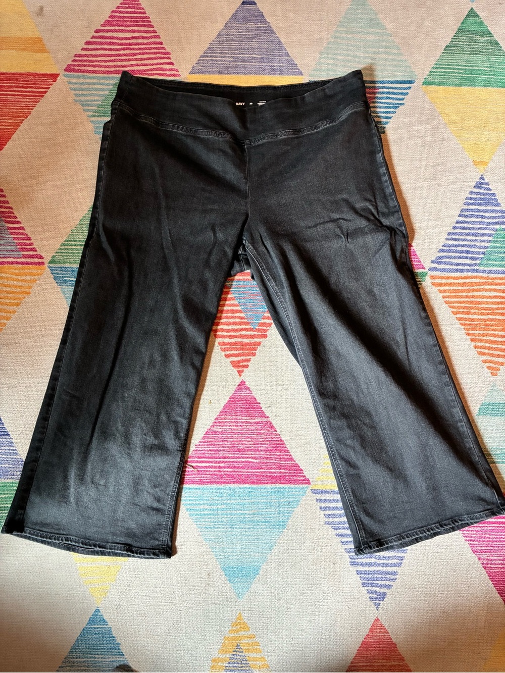 Old Navy Weekender Wide Leg Black Jeans